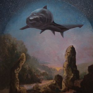 shark in the sky by artist paul d'arcy