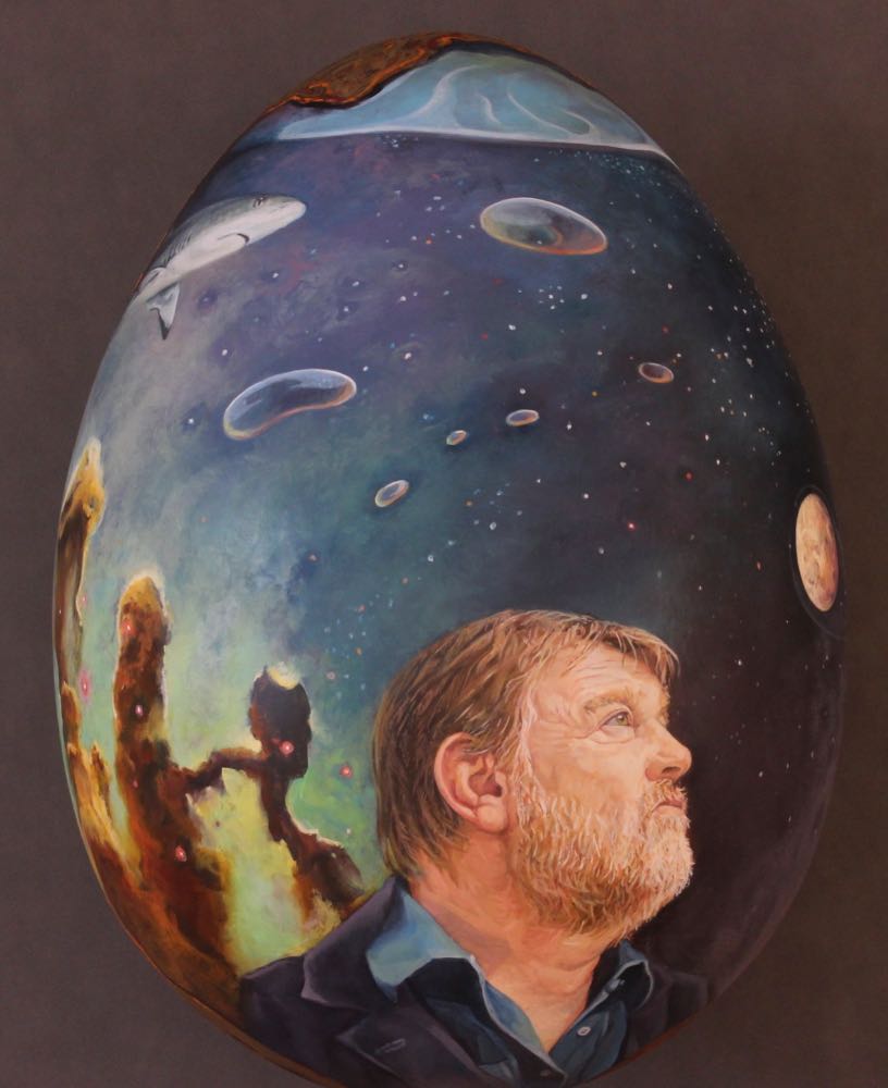 portrait of actor brendan gleeson by artist paul d'arcy