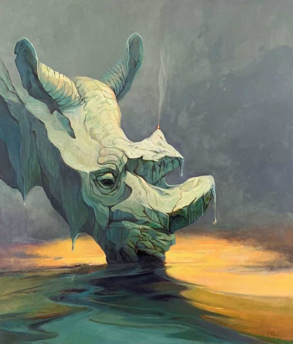 White Rhino Iceberg by Paul D'Arcy